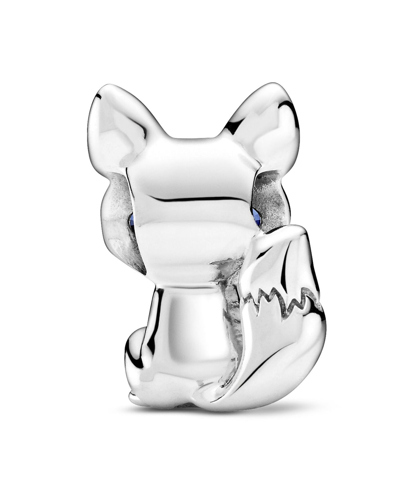 Charm Plata 925 - zorro ojos azules