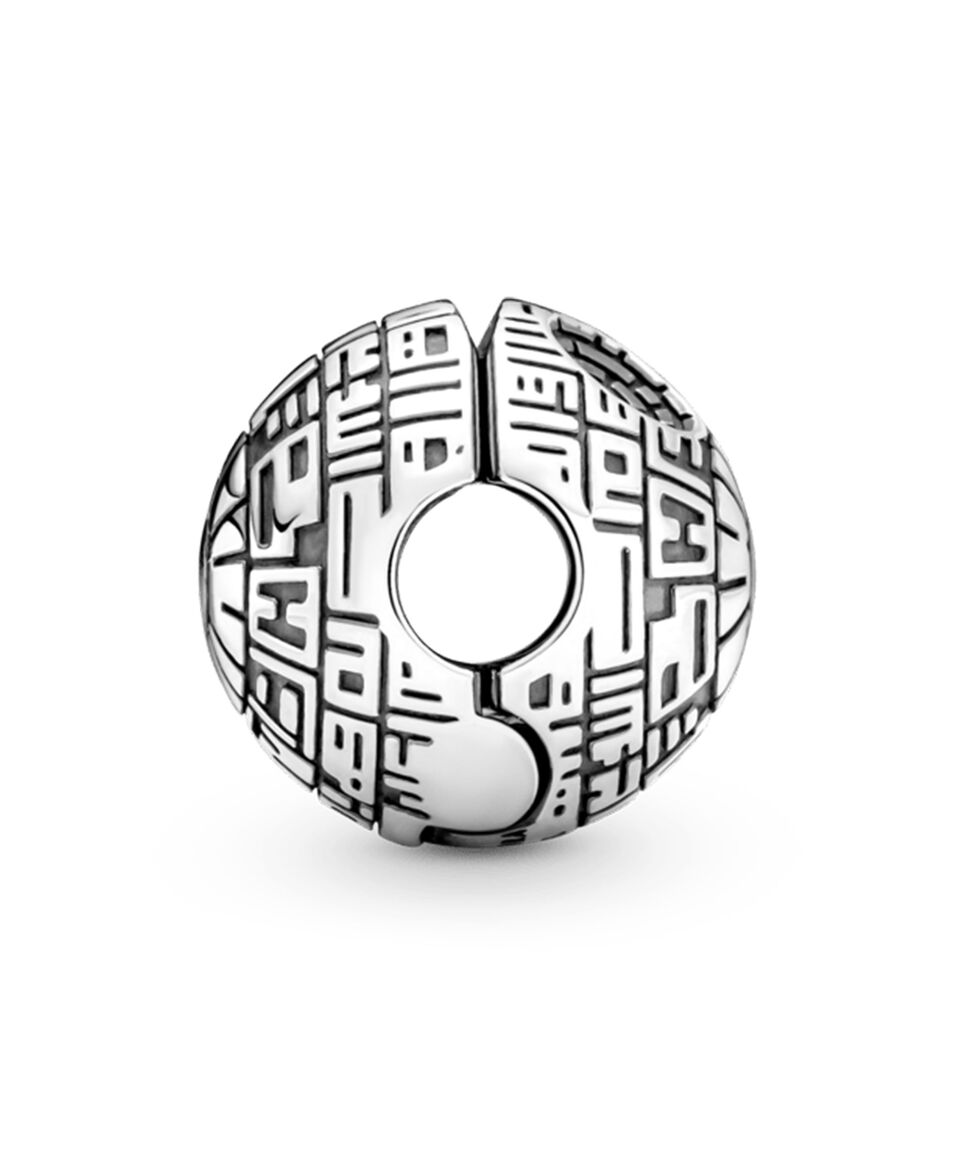 Charm Plata 925 - Estrella de la Muerte de Star Wars