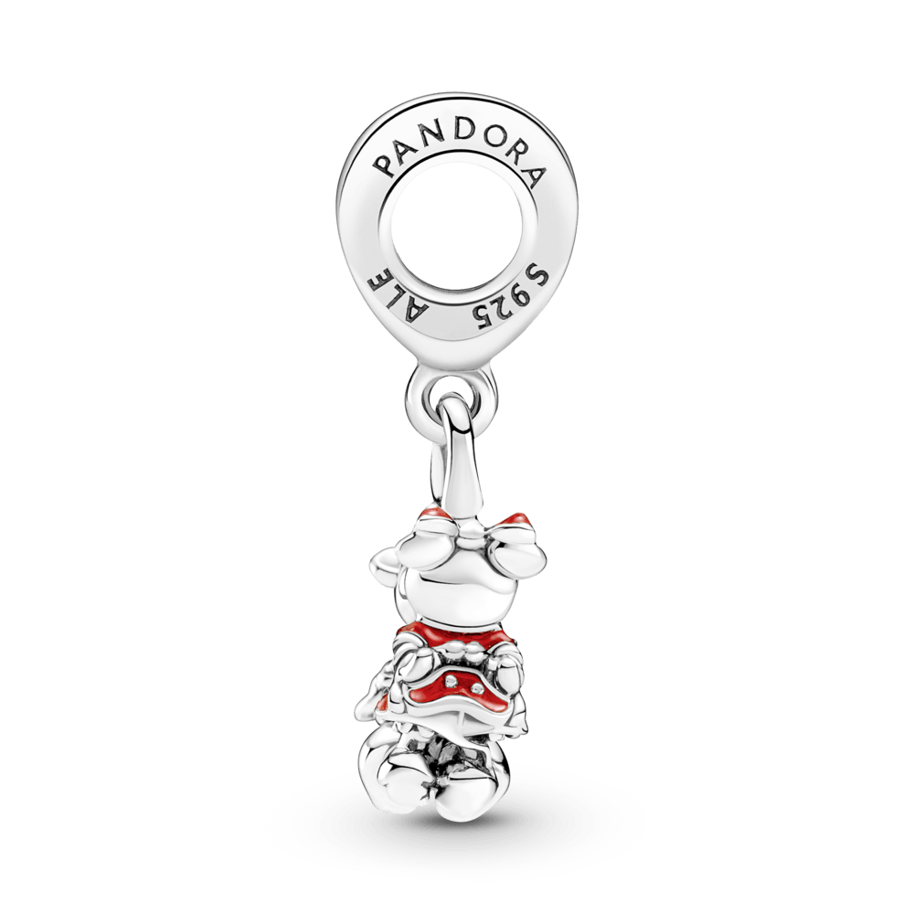 Charm Plata 925 - Mickey y Minnie Beso