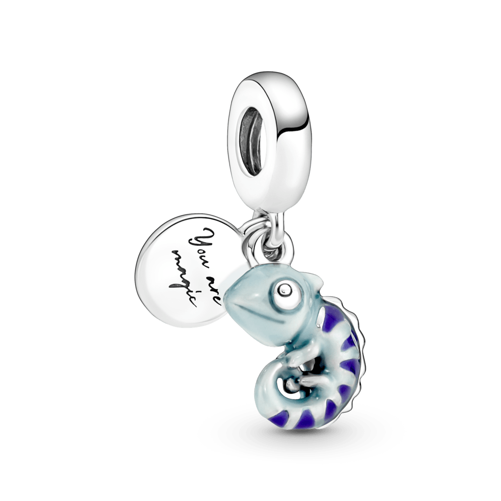 Charm Plata 925 - Colgante Camaleón que Cambia de Color