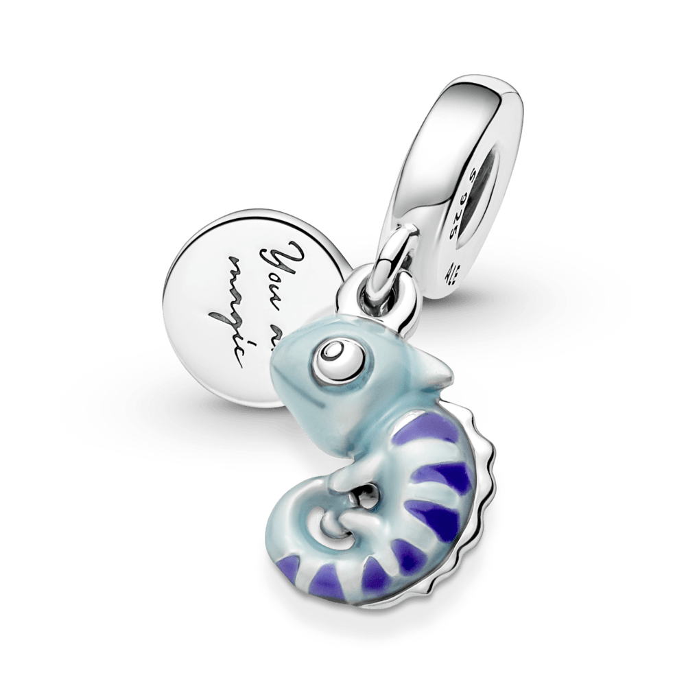 Charm Plata 925 - Colgante Camaleón que Cambia de Color