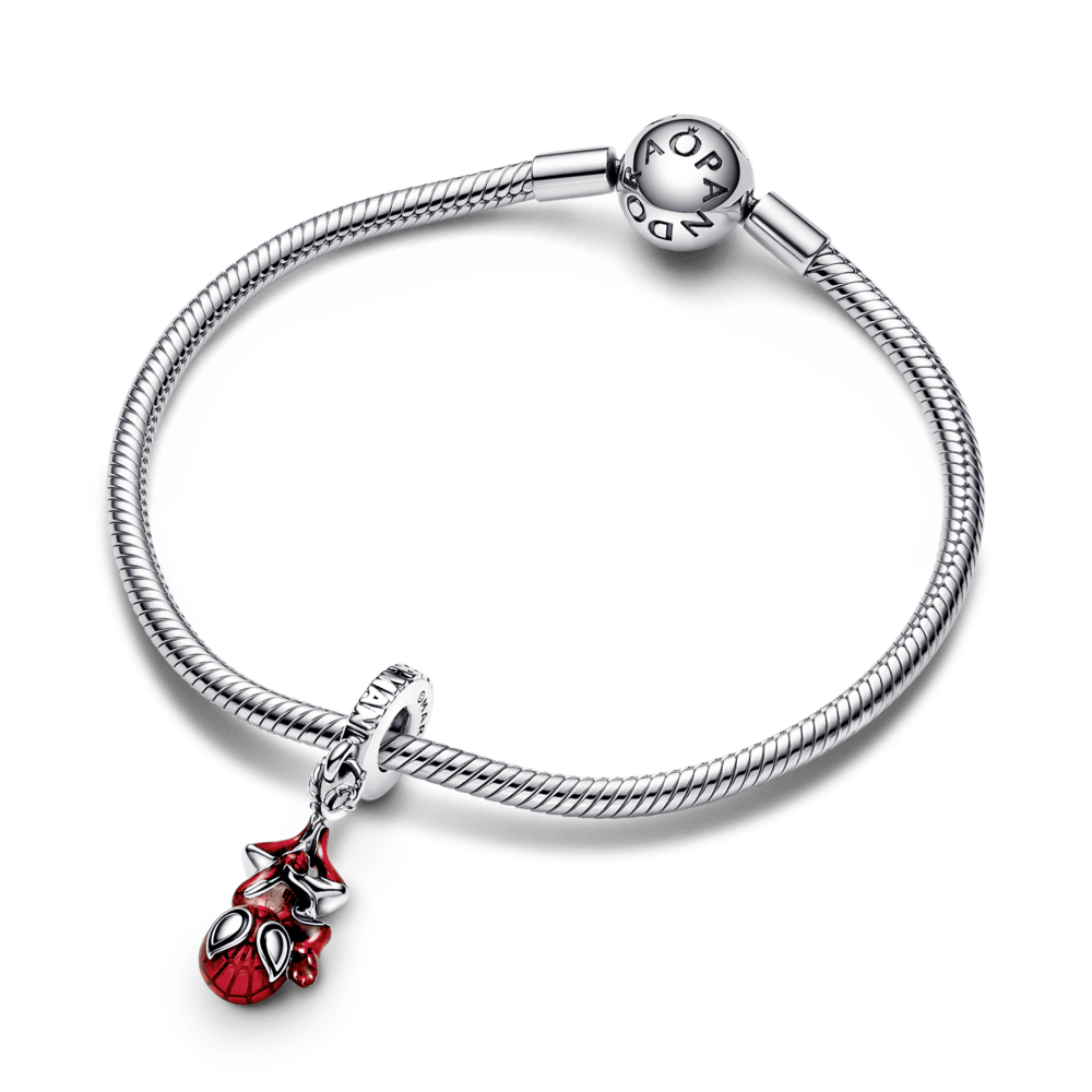 Charm Plata 925 - colgante Spiderman de Marvel