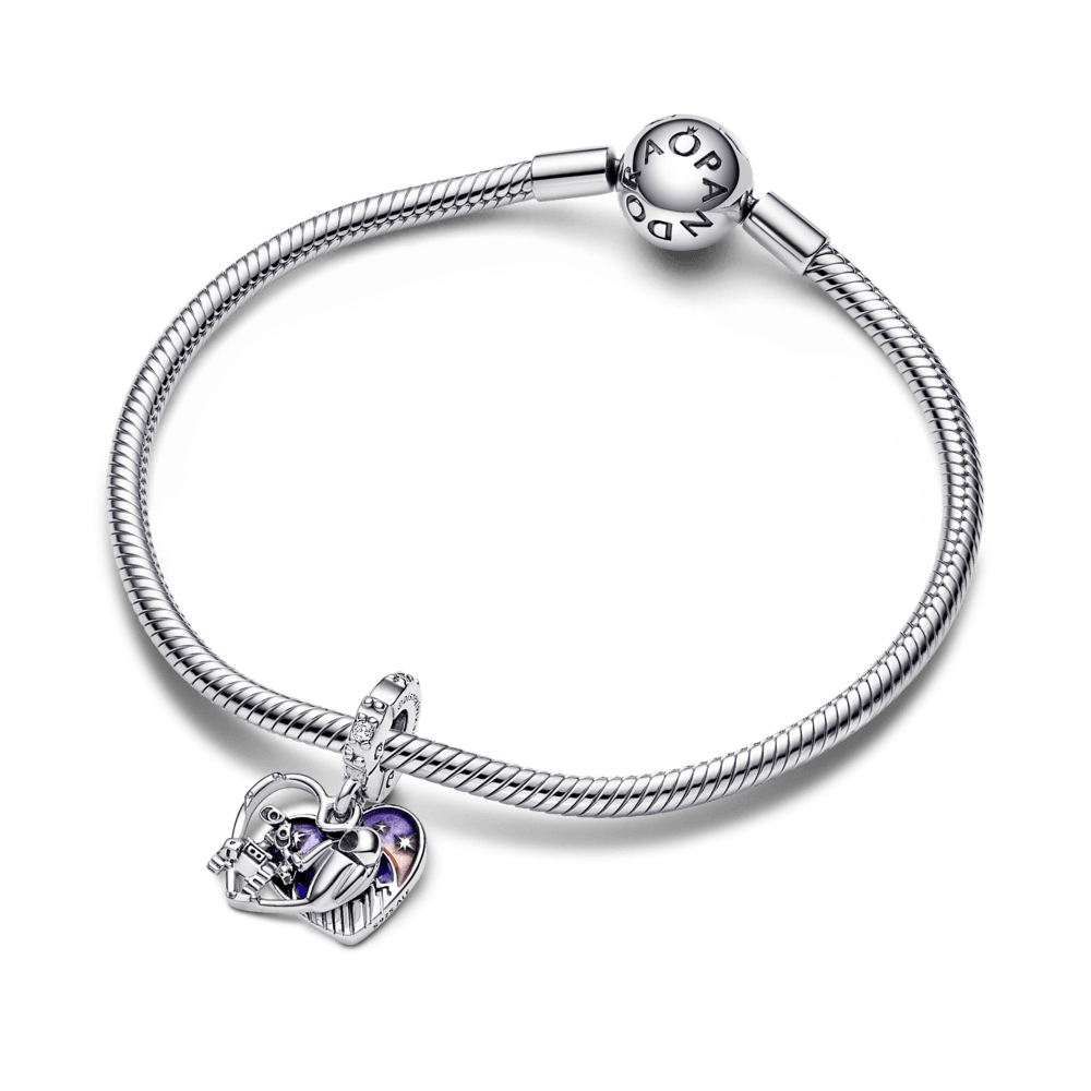Charm Plata 925 - Wall-E y Eva de Disney