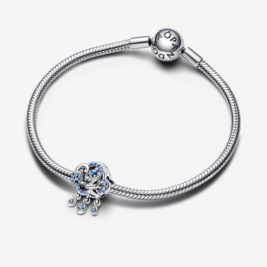 Charm Plata 925 - de nube y golondrina