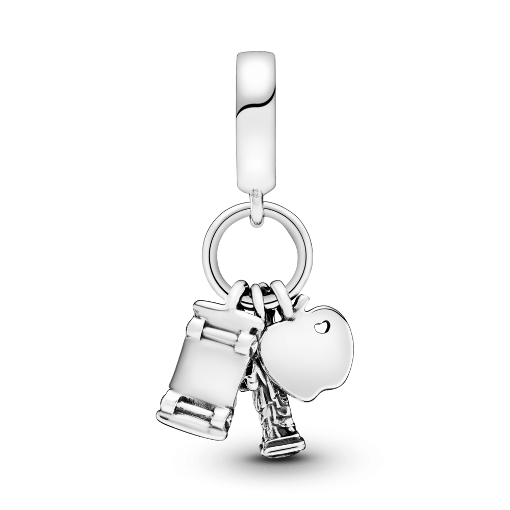 Charm Plata 925 - Charm Colgante con Símbolos De New York City