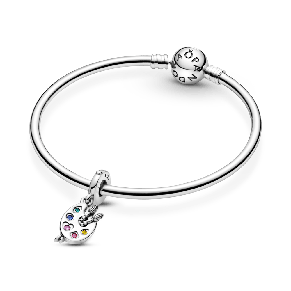 Charm Plata 925 - Colgante Paleta De Artista