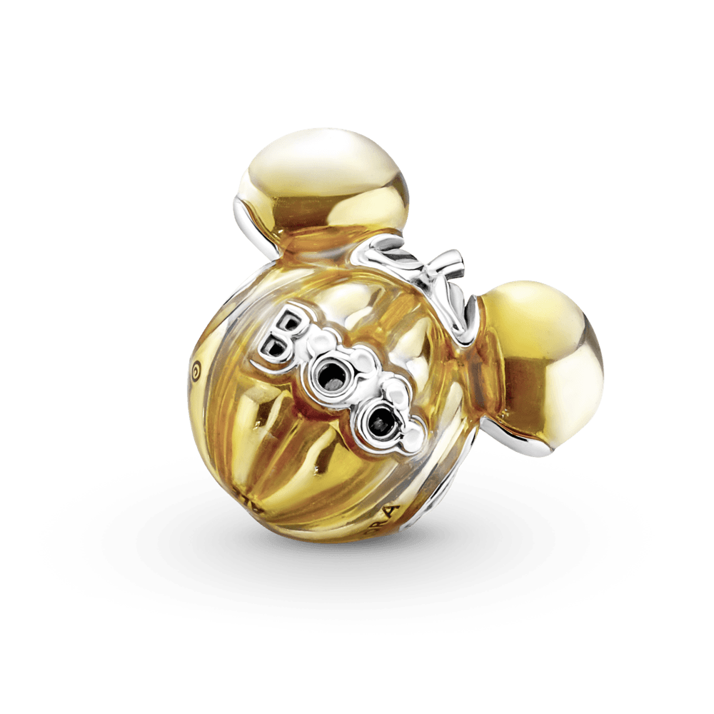 Charm Plata 925 - Calabaza Halloween Mickey Mouse De Disney