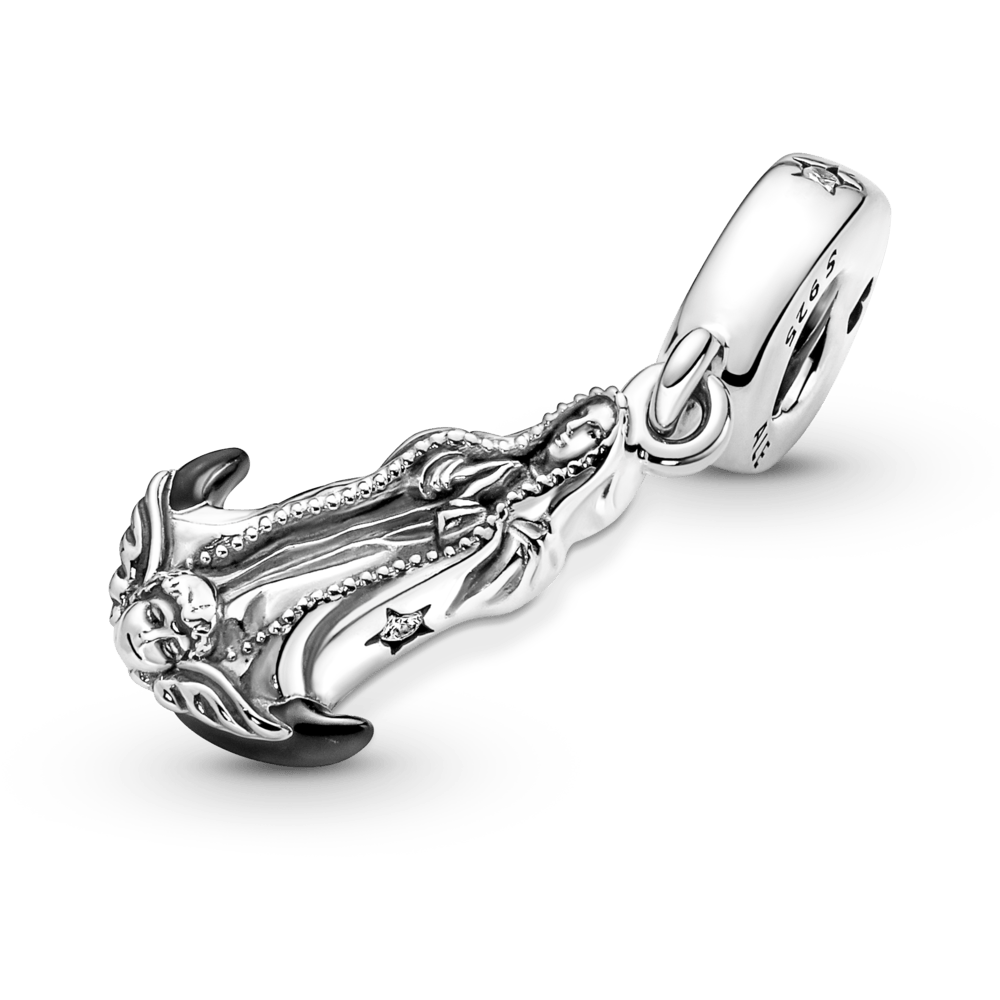Charm Plata 925 - Colgante Virgen De Guadalupe