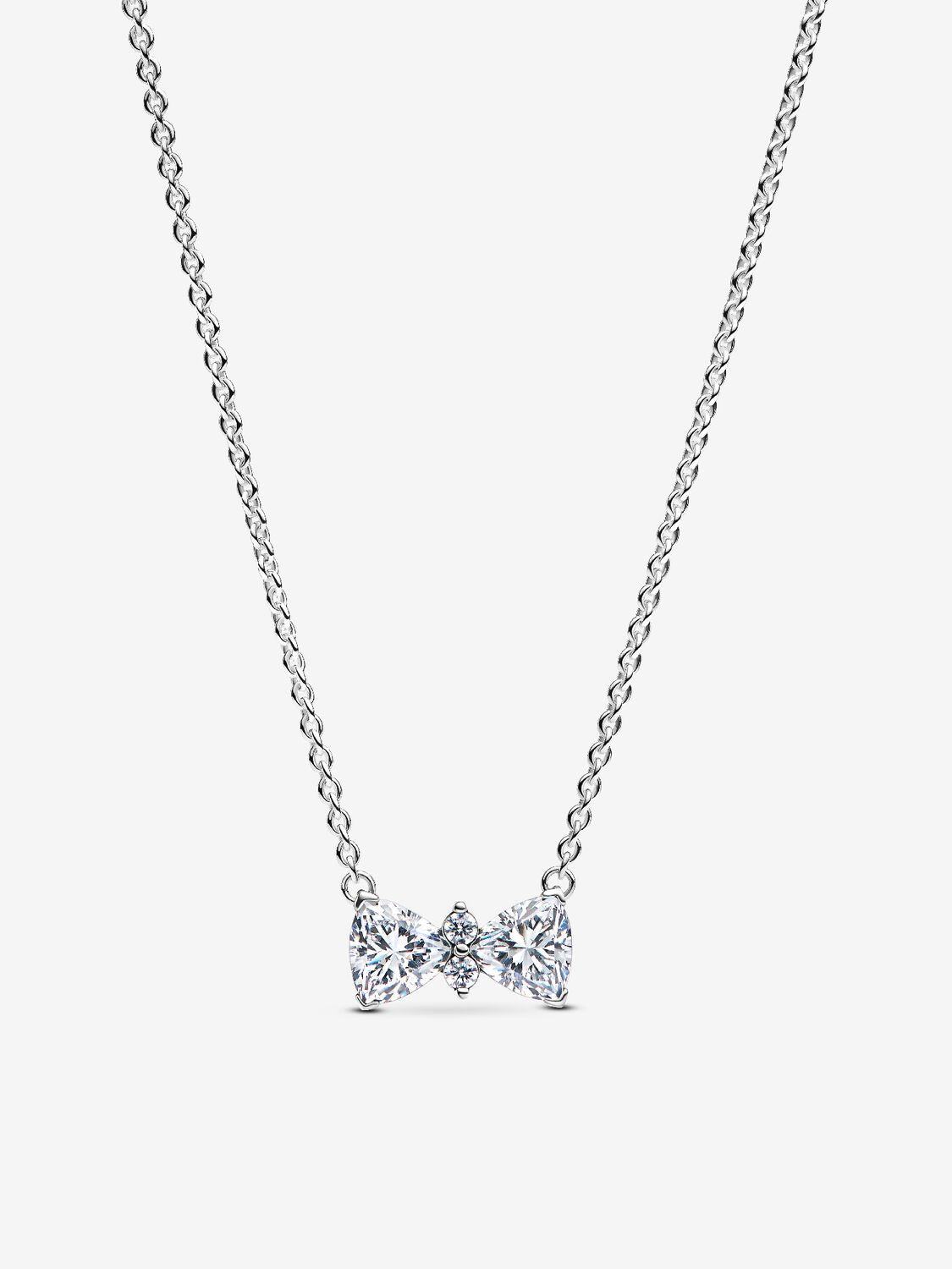 SET DE COLLAR + ARETES EN PLATA 925 - MOÑO DE ZIRCONIA