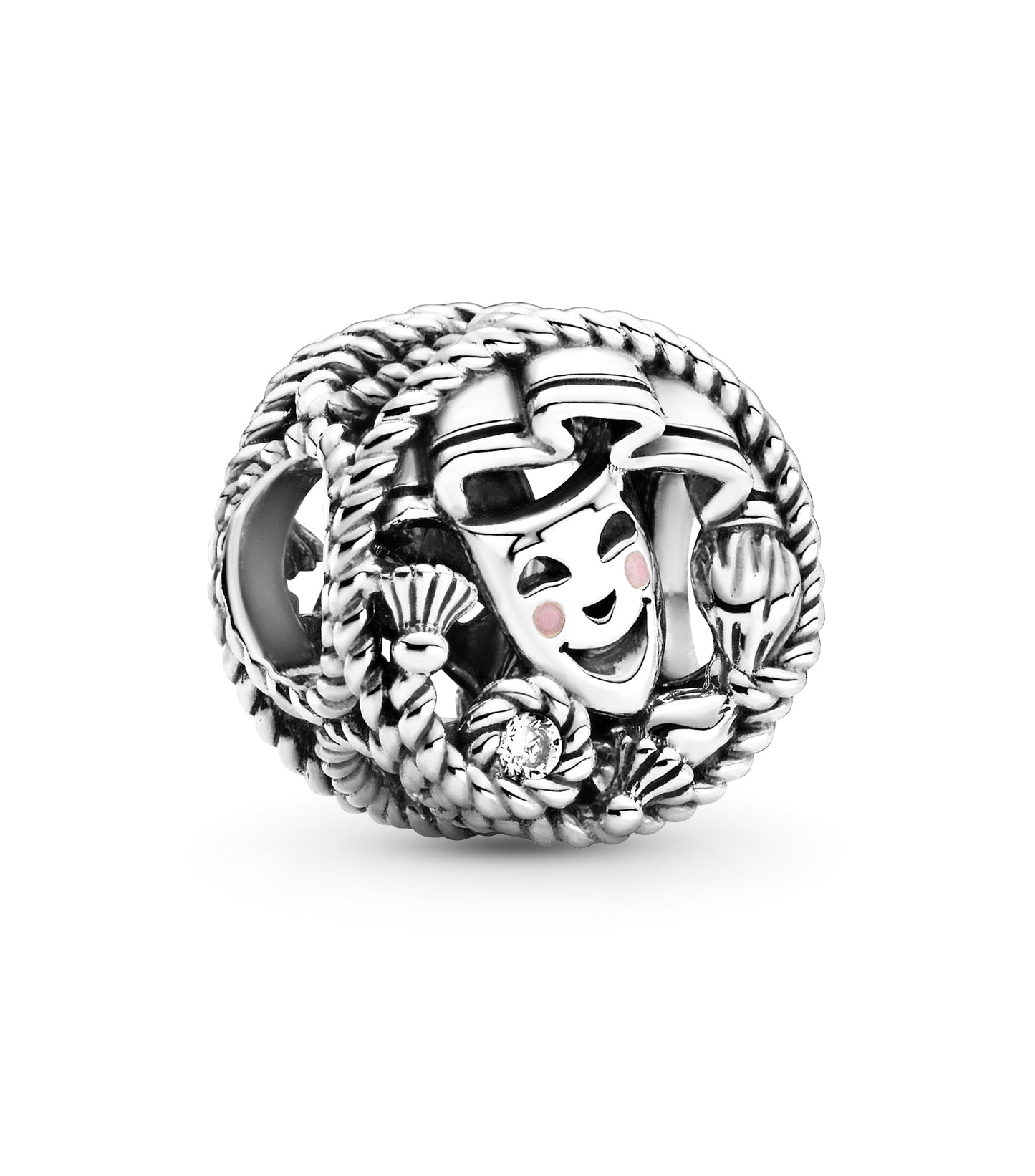 Charm Plata 925 - máscaras de comedia y tragedia