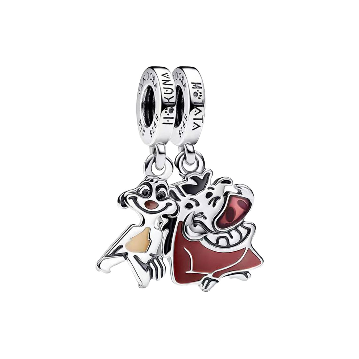 Charm Plata 925 - Timon Y Pumba