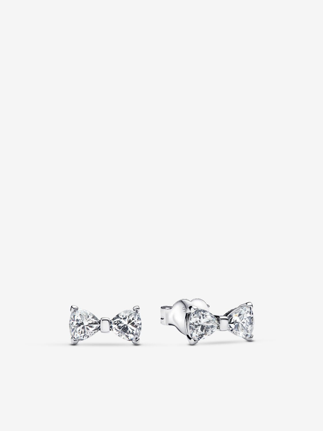 SET DE COLLAR + ARETES EN PLATA 925 - MOÑO DE ZIRCONIA