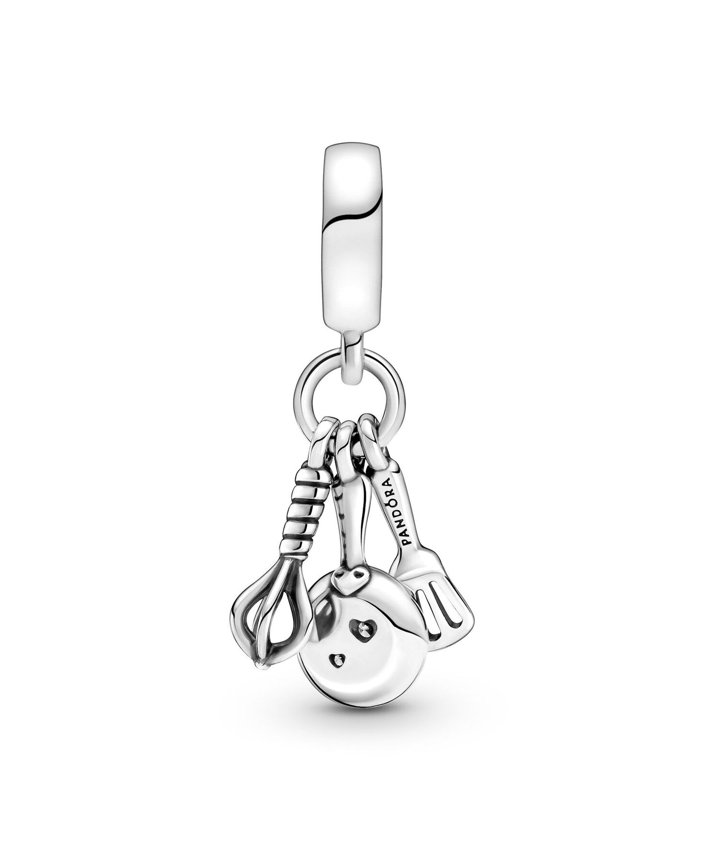 Charm Plata 925 - Espátula, Sartén y Batidora