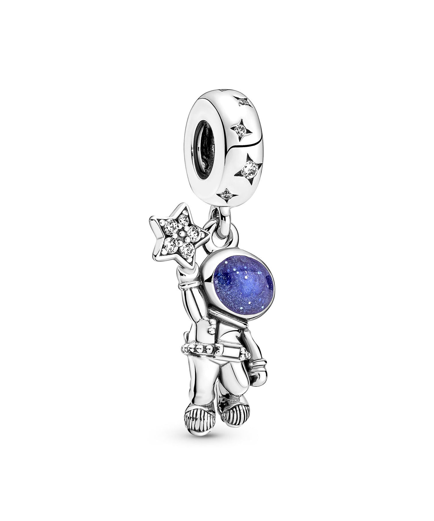 Charm Plata 925 - Astronauta con circonitas