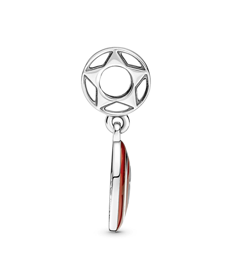 Charm Plata 925 - Escudo Capitán América de Marvel