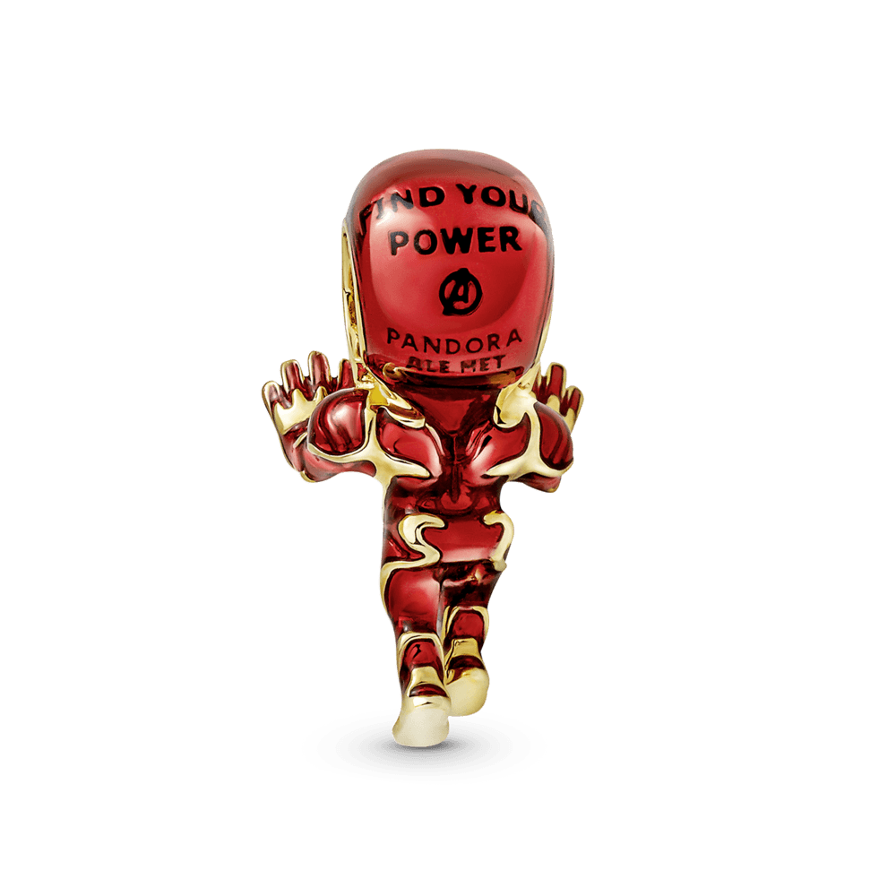 Charm Plata 925 - Iron Man de Marvel