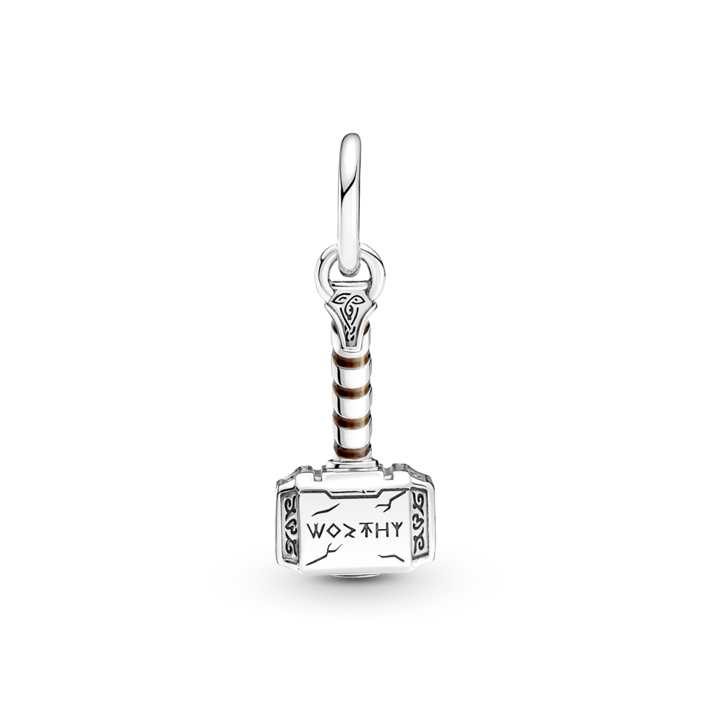 Charm Plata 925 - Martillo de Thor de Marvel