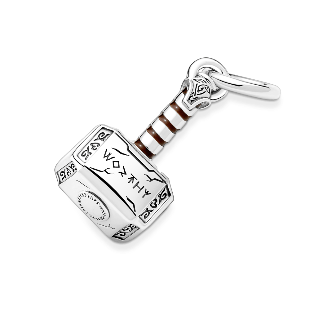 Charm Plata 925 - Martillo de Thor de Marvel