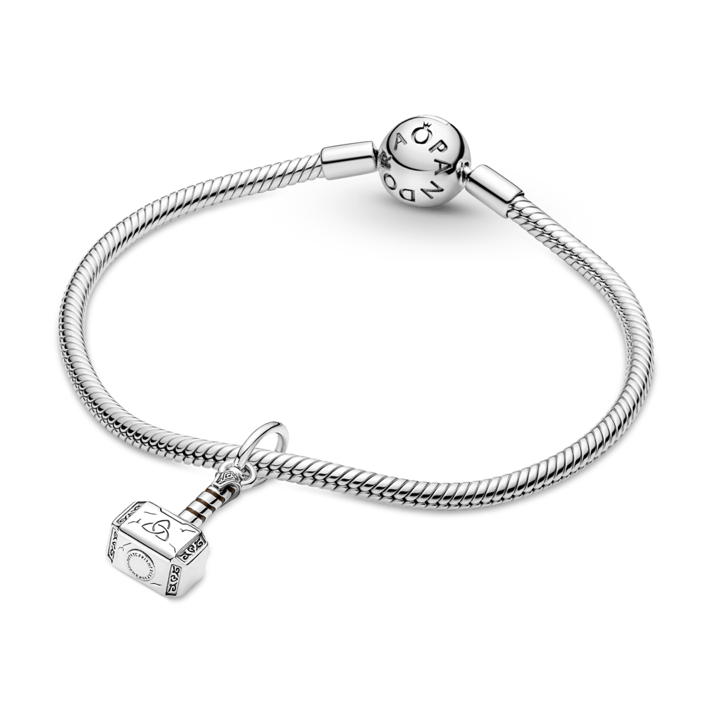 Charm Plata 925 - Martillo de Thor de Marvel