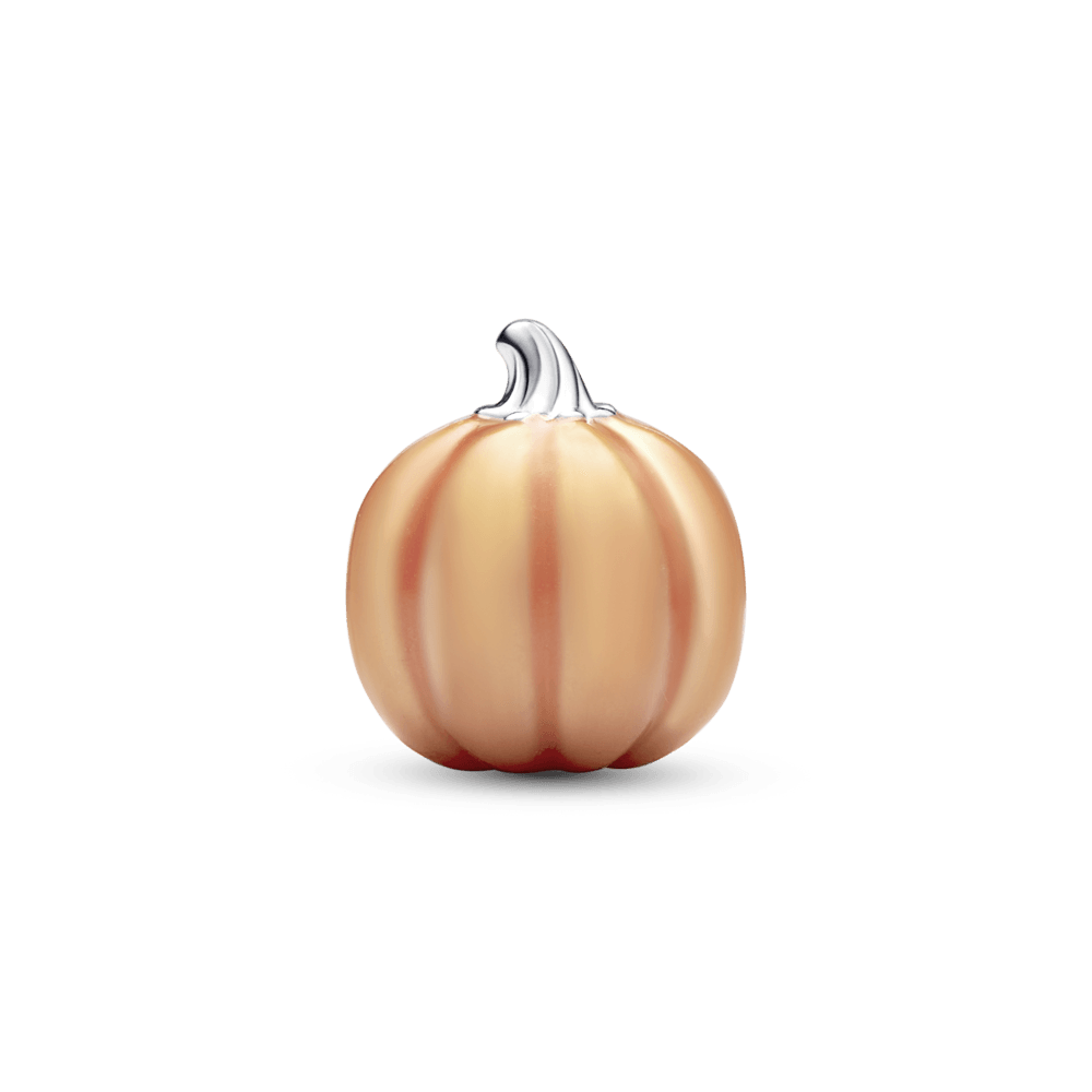 Charm Plata 925 - Calabaza Espeluznante que brilla en la oscuridad