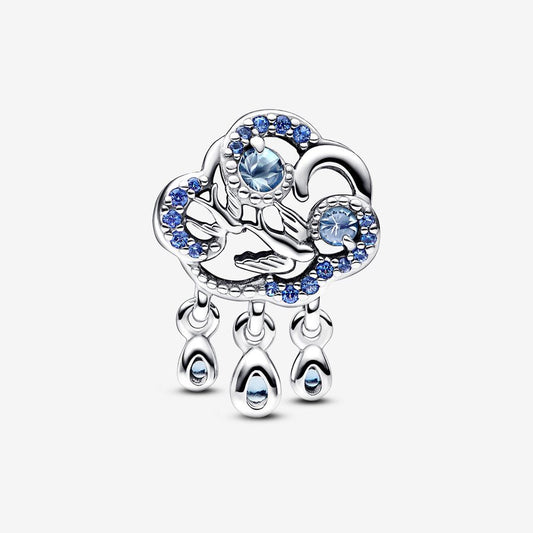 Charm Plata 925 -  de nube y golondrina