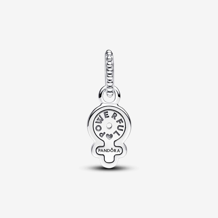 Charm Plata 925 - Colgante Opalescente Mujer Poderosa
