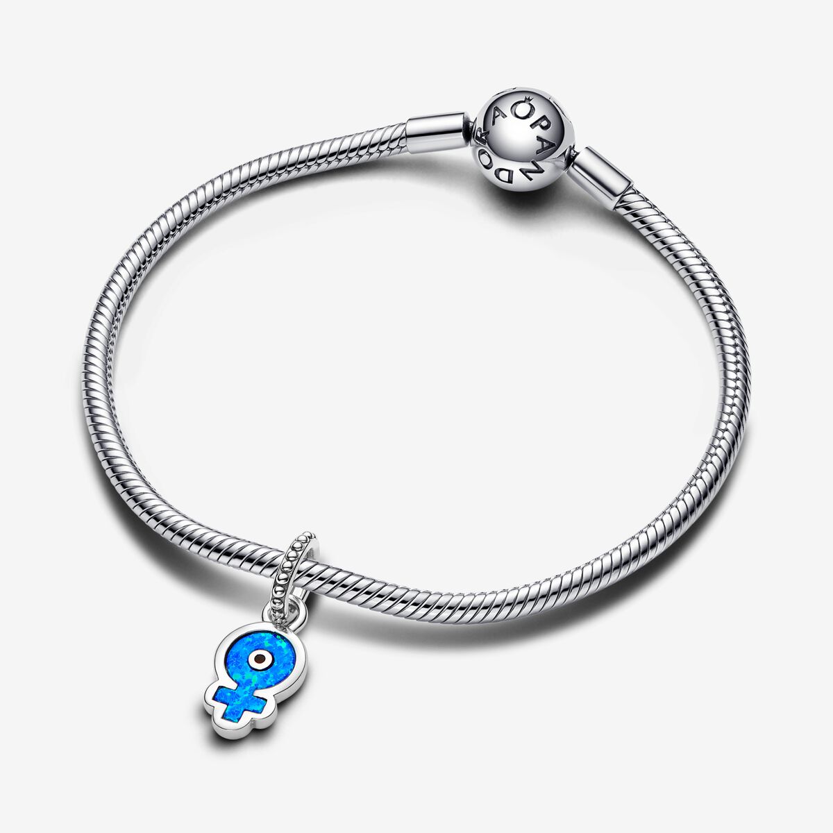 Charm Plata 925 - Colgante Opalescente Mujer Poderosa