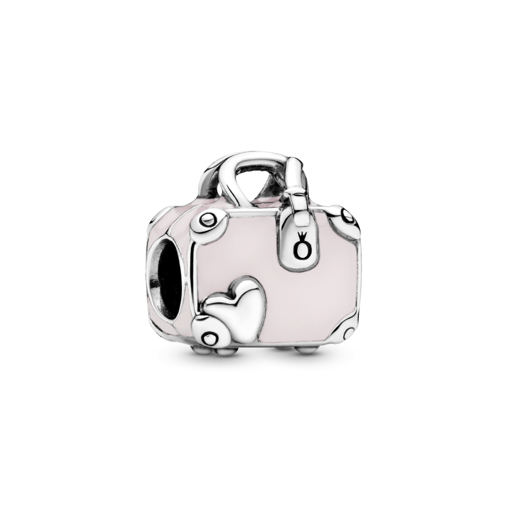 Charm Plata 925 - Bolsa de viaje rosa