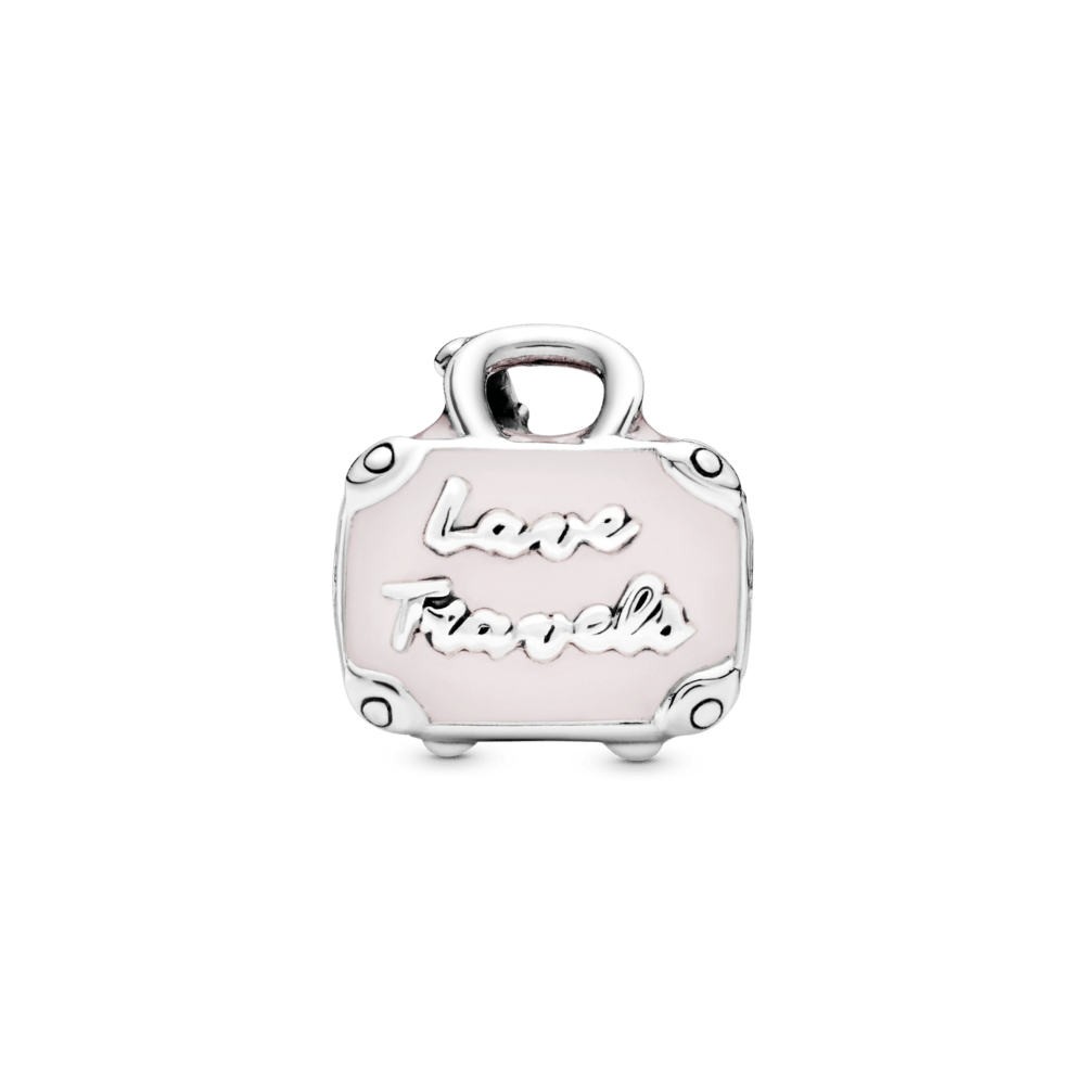 Charm Plata 925 - Bolsa de viaje rosa