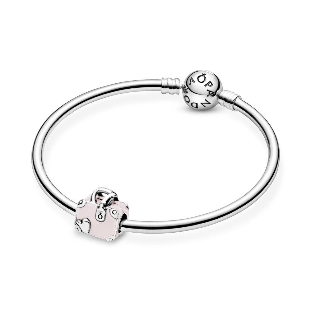Charm Plata 925 - Bolsa de viaje rosa