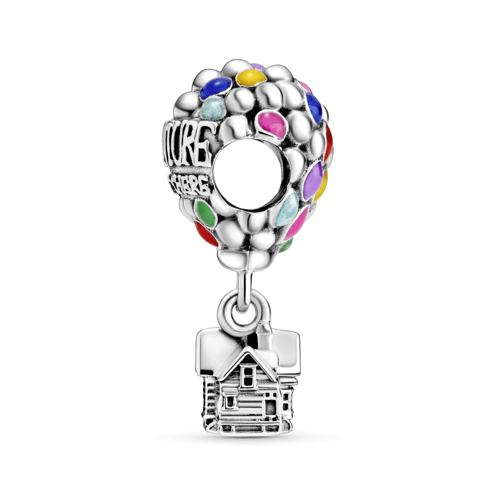 Charm Plata 925 - Casa y los Globos de Up de Disney