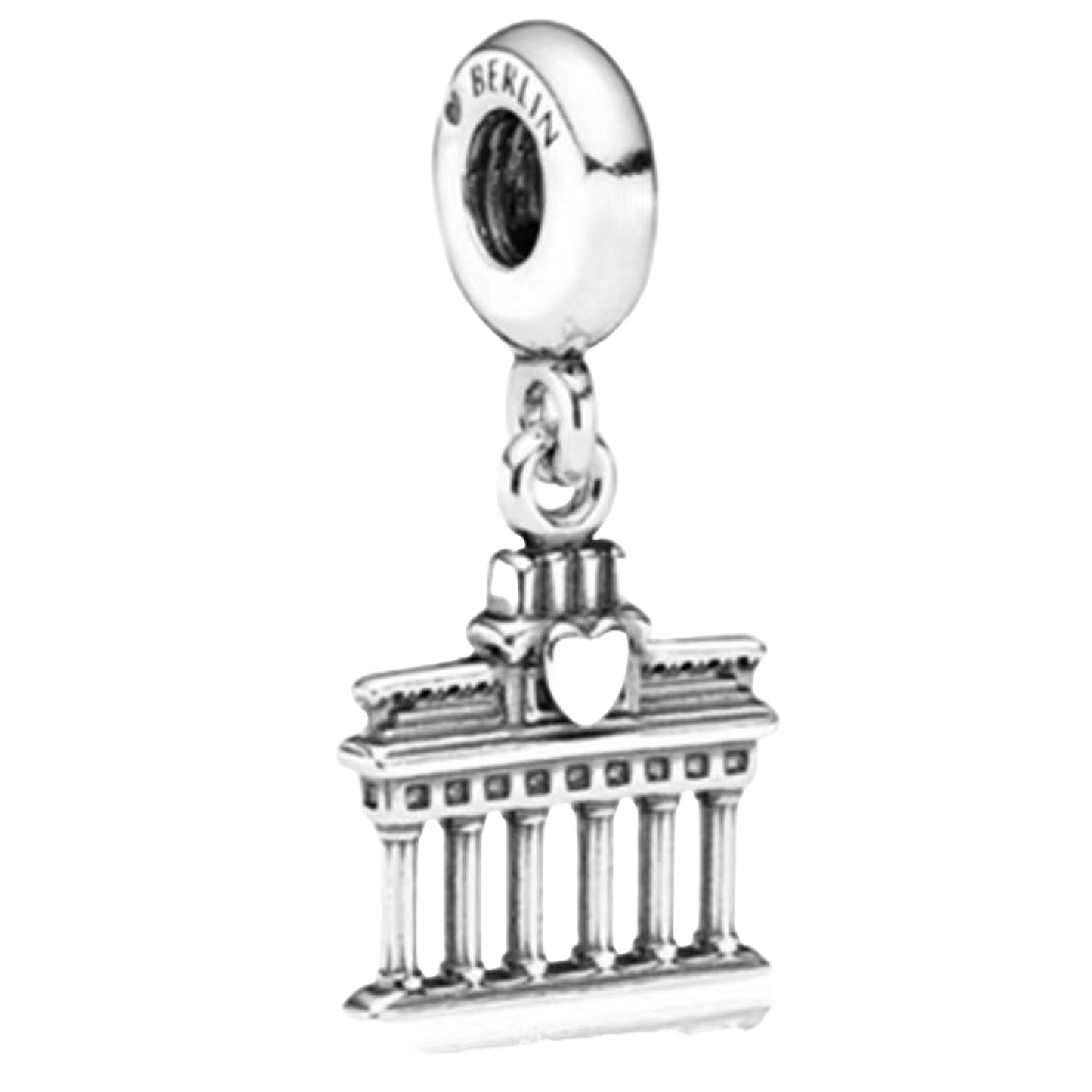 Charm Plata 925 - Colgante Puerta De Brandeburgo En Berlín