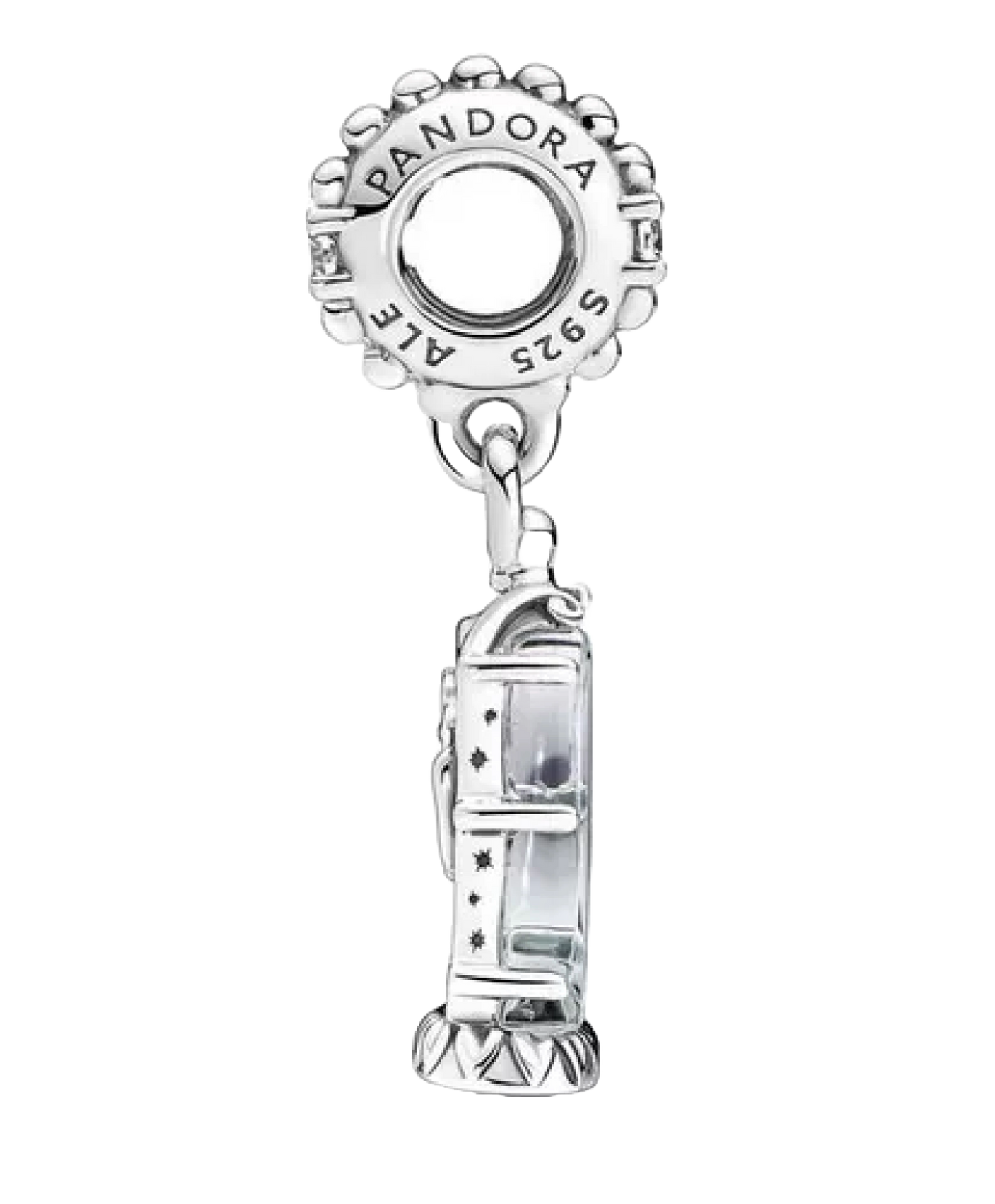 Charm Plata 925 - Rosa La Bella Y La Bestia