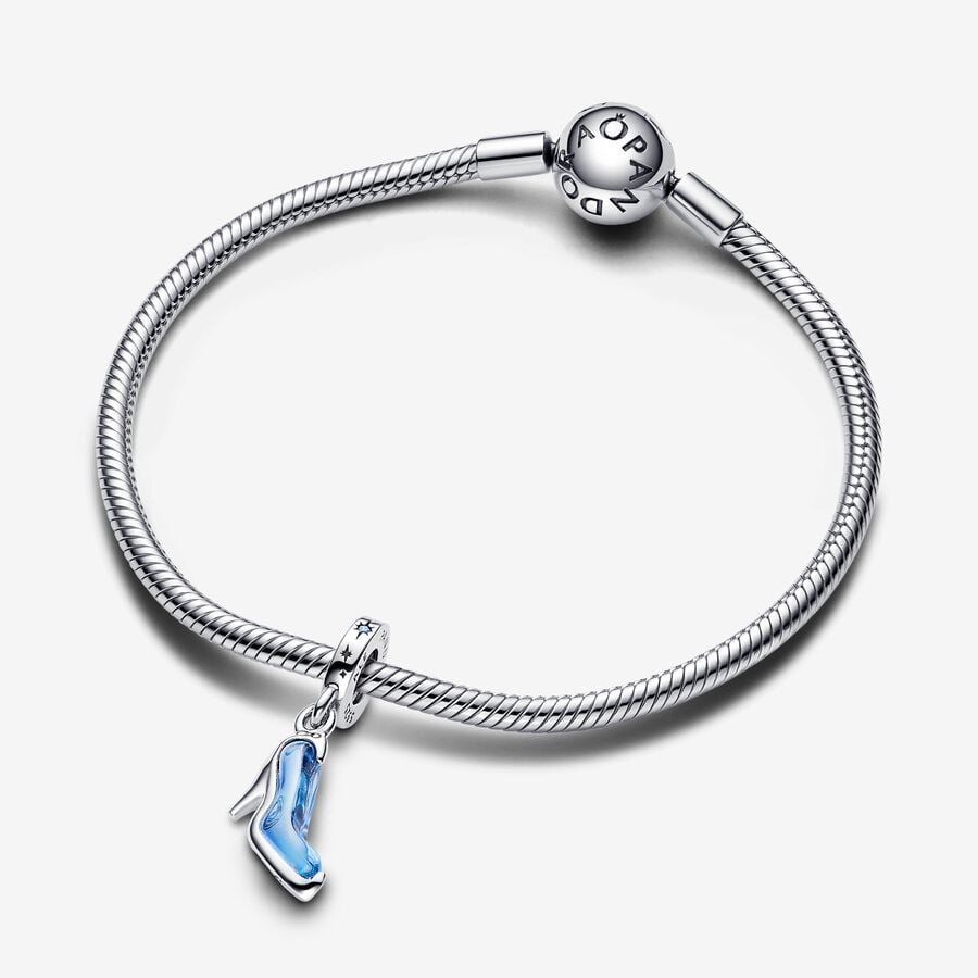 Charm Plata 925 - Zapatilla Azul Cenicienta