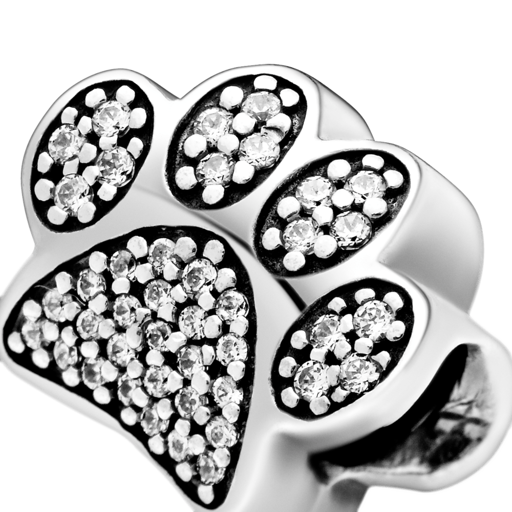 Charm Plata 925 - Huella Patita Perro