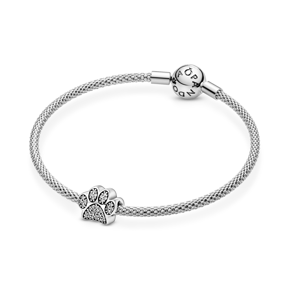 Charm Plata 925 - Huella Patita Perro