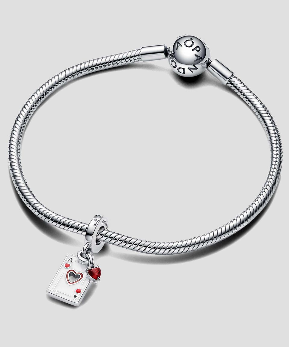 Charm Plata 925 - Reina De Corazones Colgante