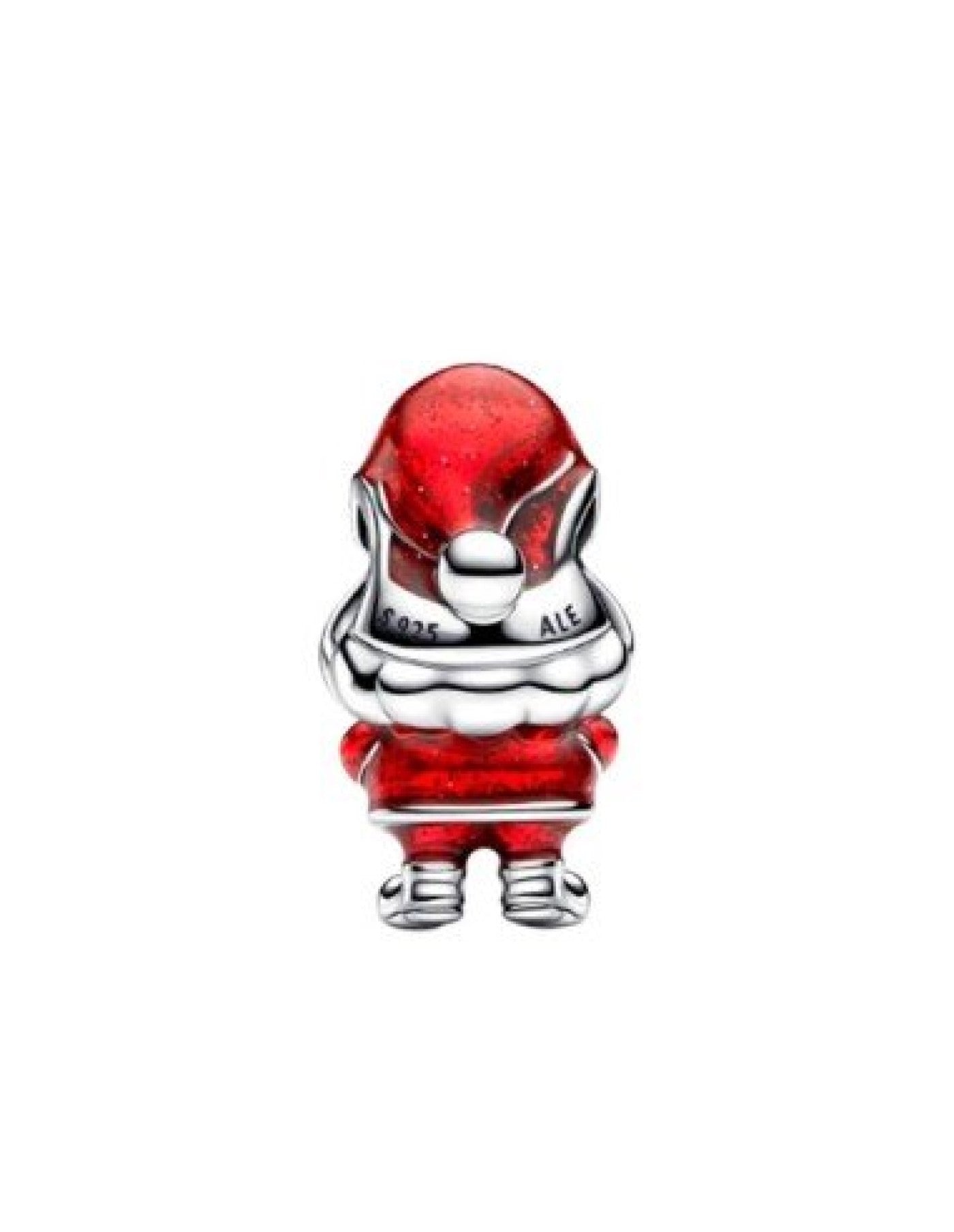 Charm Plata 925 - Santa Claus Con Movimiento