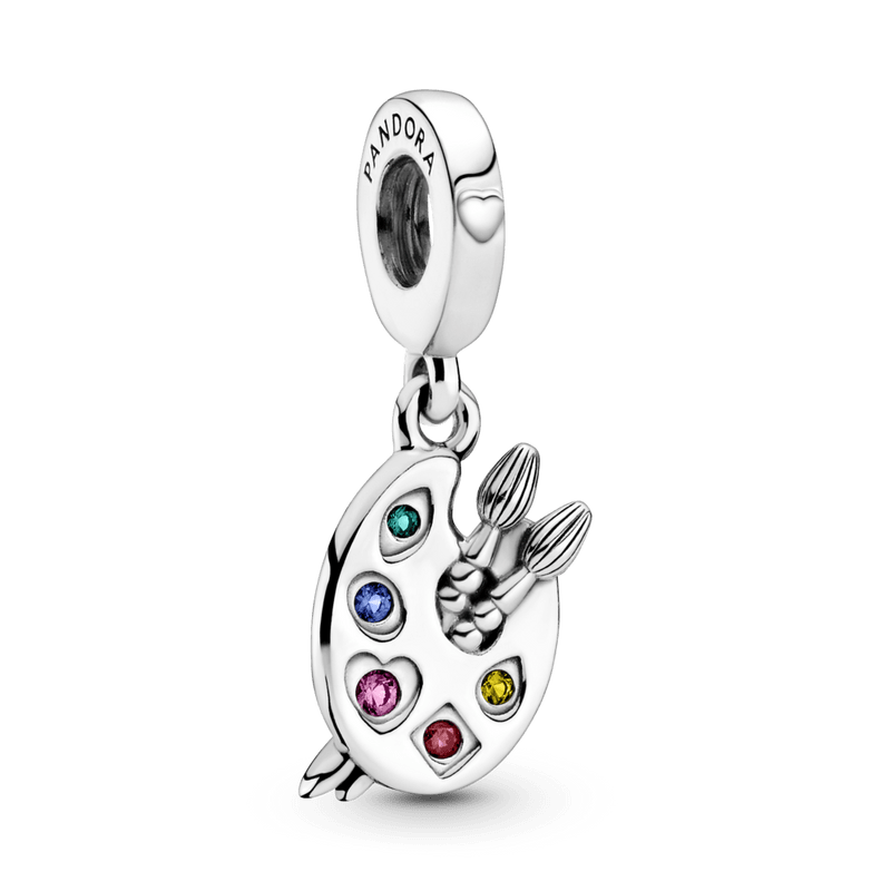 Charm Plata 925 - Colgante Paleta De Artista