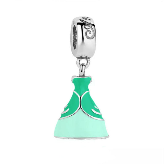 Charm Plata 925 - vestido Princesa Ariel