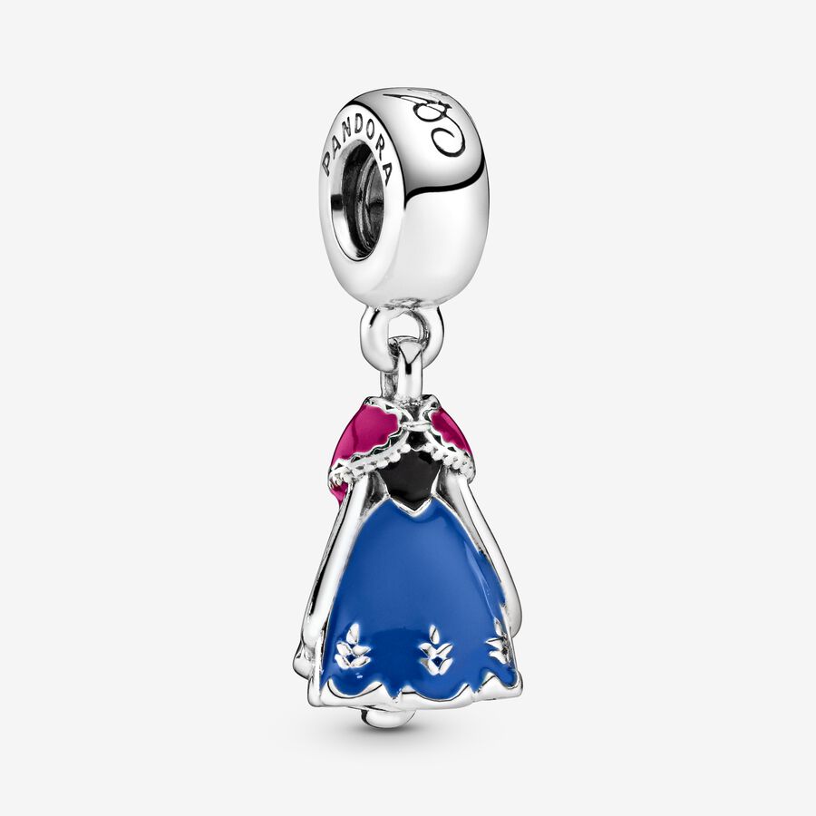 Charm Plata 925 - vestido Princesa Anna de Frozzen