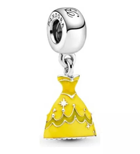 Charm Plata 925 - vestido Princesa Bella