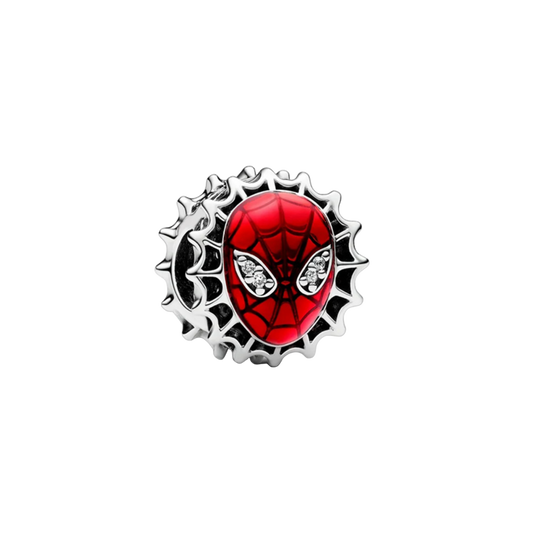 Charm Plata 925 - Spiderman Redondo
