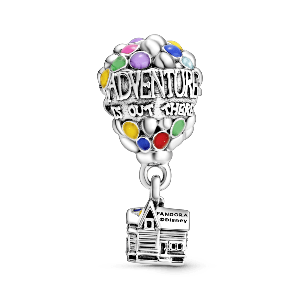 Charm Plata 925 - Casa y los Globos de Up de Disney